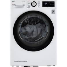 Compact tumble dryers Tumble Dryers LG DLHC1455W White
