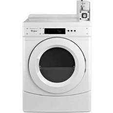 Whirlpool Condenser Tumble Dryers Whirlpool CGD9150G Wide Capacity Gas Commercial with Coin Operation White Appliances Dryers White