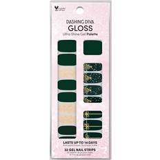 Dashing Diva Gloss Holiday Nail Strips Wintry Luxe 32-pack