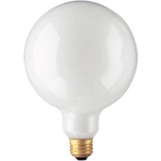Incandescent Lamps Bulbrite 100-Watt G40 White Dimmable Warm White Light Incandescent Light Bulb (12-Pack)