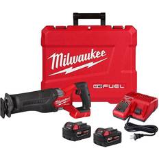 Power Saws Milwaukee M18 FUEL SAWZALL Reciprocating Saw 2 Battery XC5.0 Kit