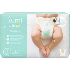 Pampers Cloth Diapers Pampers DISCONTINUED: Lumi Newborn Diapers Size 1 37 Count