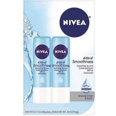 Nivea Sunscreen & Self Tan Nivea 2-Pack Moisturizing Lip Balm