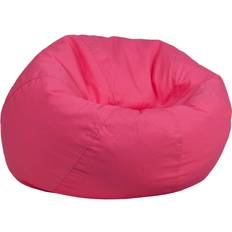 Flash Furniture Beanbags Flash Furniture Dillon Small Solid Hot Pink Refillable Bean Bag