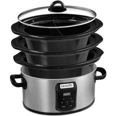 Hamilton Beach 33195 Extra-Large Stay or Go Slow Cooker, 10