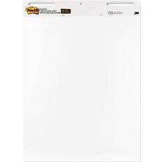 Post-it Super Sticky Easel Pad, 25 x 30 Inches, 30 Sheets/Pad, 6 Pads,  Large White Premium Self Stick Flip Chart Paper, Super Sticking Power
