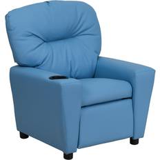 Flash Furniture Sitting Furniture Flash Furniture Contemporary Kid's Recliner with Cup Holder