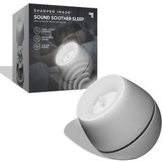 TENS Sharper Image Sound Soother White Noise Machine With Led Glow White