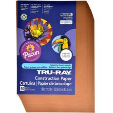 Pacon Tru-Ray Construction Paper, 12"x9" Brown, 50 Sheets