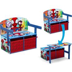 Spidey and his amazing friends Toys Delta Children Kids Convertible Activity Bench Greenguard Gold Certified, Marvel Spidey and His Amazing Friends