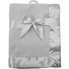 TL Care Baby care TL Care Fleece Blanket With Satin Trim grey grey 30in X 40in