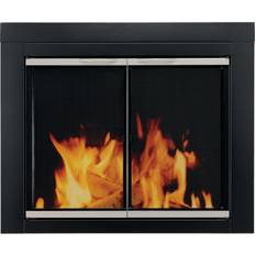 Pleasant Hearth Alsip Large Glass Fireplace Doors