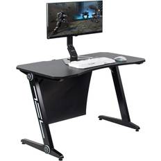 Vivo Gaming Desks Vivo Z-Shaped Frame Computer Gaming Desk Black
