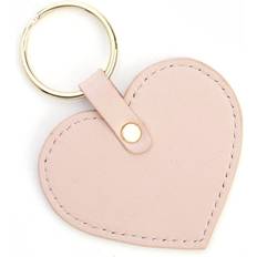Keychains New York Heart Shape Key Fob Blush - Blush Pink