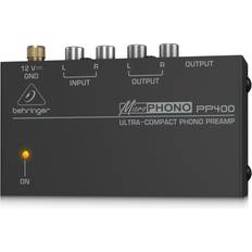 Behringer Amplifiers & Receivers Behringer PP400 Ultra-Compact Phono Preamplifier
