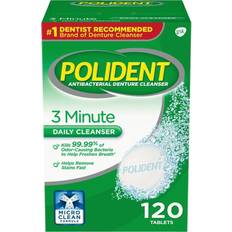Cleaning Tablets Polident 3 Minute Daily Cleanser 120-pack