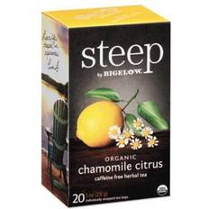 Decaffeinated Food & Drinks Steep Tea, Chamomile Citrus Herbal, 1 Oz Tea