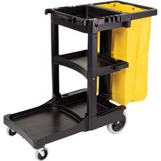 Cleaning Trolleys Rubbermaid Multi-Shelf Commercial Utility Cleaning Cart