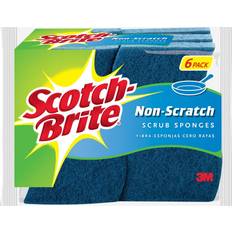 Cleaning Sponges Scotch-Brite Zero Scratch Non-Scratch Scrub Sponges 6-pack