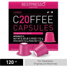 Pods for nespresso Bestpresso for OriginalLine Machine 120 Certified Lungo Blend