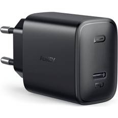 Aukey Batterien & Akkus Aukey Snabbladdare USB-C, PD, 20W Svart