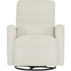 Dream On Me Armchairs Dream On Me Evolur Holland Upholstered Swivel Glider with Free Lumbar Pillow