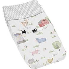 Sweet Jojo Designs Farm Animals Collection Changing Pad Cover