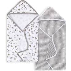 Burt's Bees Baby Towels Burt's Bees A-Bee-C Organic Cotton Hooded Towels 2-pack