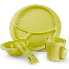 Ozeri Earth Dish Set for Kids 5-piece Green