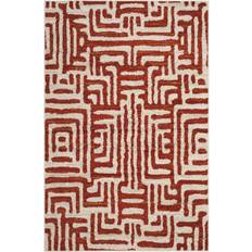 Brown Carpets Safavieh Amsterdam Brown, White 61x90"