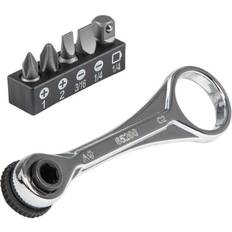 Klein Tools Wrenches Klein Tools 1/4 in. Drive Electrician's Mini Ratchet with Screwdriver Bits