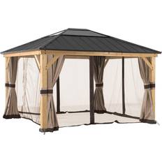 Pavilions & Accessories Sunjoy Universal Curtains and Mosquito Netting Gazebo