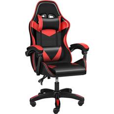 Gaming Chairs YSSOA Home Racing Chair Gaming Swivel Chair Office Adjustable Computer Seat Red/Black