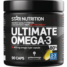 Star Nutrition Fettsyrer Star Nutrition Ultimate Omega 3 400mg 90 st