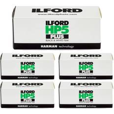 Camera Film Ilford 5 Rolls HP5 400 120 Film