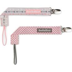 BooginHead 2-Pack Pacifier Clips Color: 2-Pack Pink Arrows