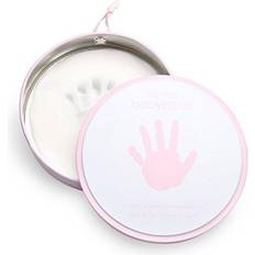 Photoframes & Prints Pearhead "my Little Babyprints" Handprint Or Footprint Keepsake Kit In Pink/white white