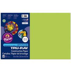 Crafts Riverside Pacon Tru-Ray Construction Paper 12" x 18" Brilliant Lime, 50 Sheets