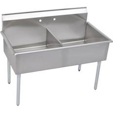 Free standing kitchen sink Elkay B2C24X24X 51" Free Standing Double Basin