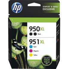 Hp 950xl HP 950XL/951XL Black/Cyan/Magenta/Yellow High Yield Ink Cartridge, 5/Pack