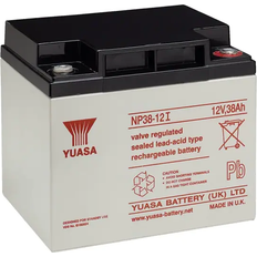 Yuasa NP38-12I, Slutna blybatterier (VRLA) 12 V, 1 styck, Svart, Vit, 20 h, 13,9 kg
