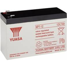 Yuasa Batterier & Ladere Yuasa NP7-12 Slutna blybatterier (VRLA) 12 V