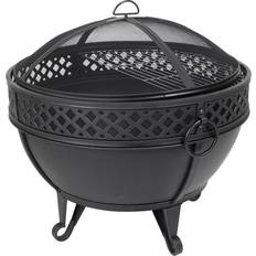 Pleasant Hearth Fire Pits & Fire Baskets Pleasant Hearth Gable Fire Pit with Cooking Grid