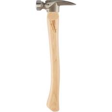 Carpenter's Hammers Milwaukee Milled Face Hickory Wood Framing Hammer