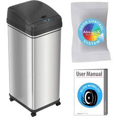 Sensor bin Cleaning Equipment & Cleaning Agents itouchless Rolling 13 Sensor Trash Can