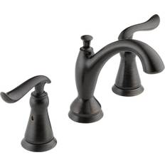 Brown Faucets Delta 3594-MPU-DST Linden Widespread Brown