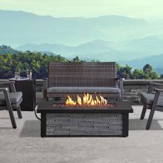 Garden & Outdoor Environment Real Flame Berthoud MGO Propane Fire Pit