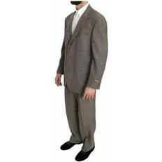 Anzüge Fendi Brown Wool Regular Single Breasted Suit