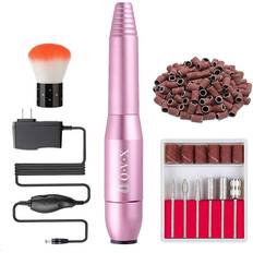 Melodysusie Portable Electric Nail Drill File Machine with Acrylic Nail Kit