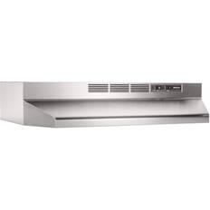 Extractor Fans Broan BUEZ130SS 30" Steel Ductless, Silver